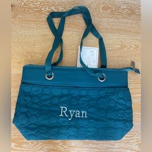 Brand New Thirty-One Vary You versatile bag w/ name “Ryan” on it. Emerald color